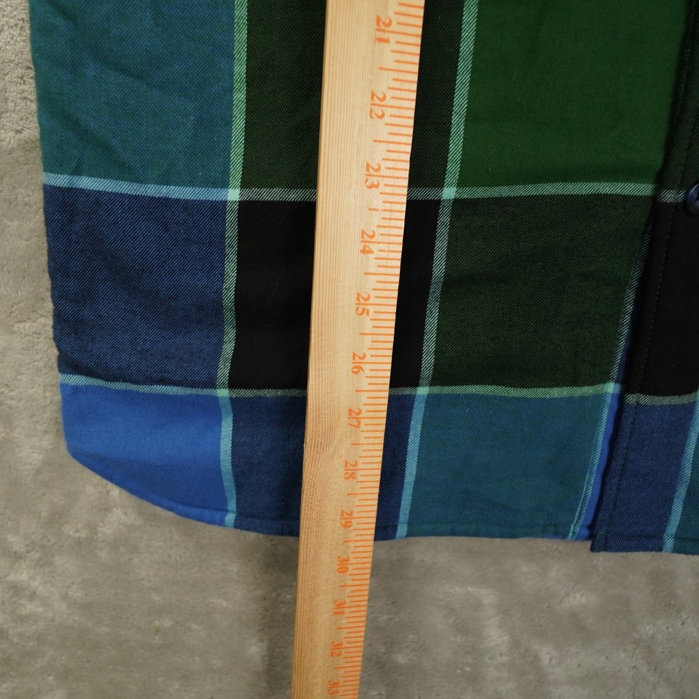 Levi's Gold Tab Jackson Flannel Fleece Lined Jacket Men's Small Plaid Shacket - Picture 5 of 10